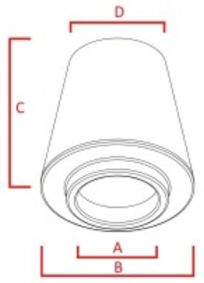 RAMAIR PR-CC-120-76 Фильтр нулевого сопротивления универсальный под Carbonio